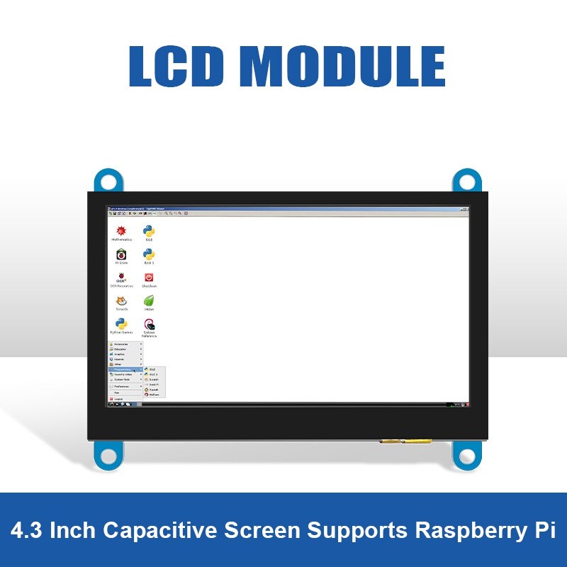 ABGZ-4.3 ġ LCD ȭ ÷  뷮  ġ ũ HDMI ȣȯ     